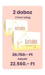 2 kurkumax kapszula akciós