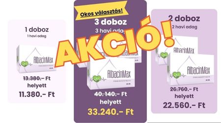 albacinmax természetes szíverősítő