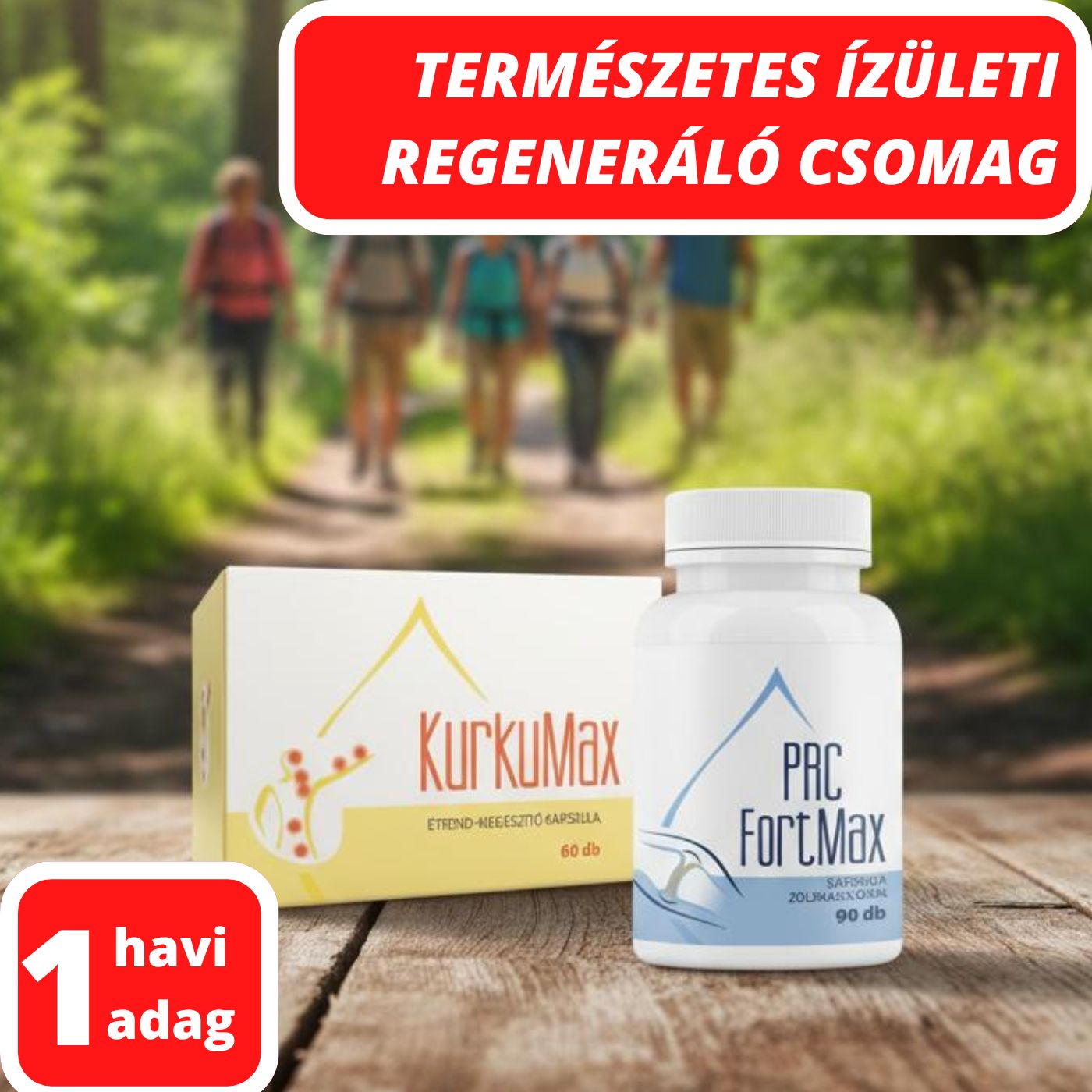 Ízületi Regeneráló Csomag – KurkuMax + FortMax