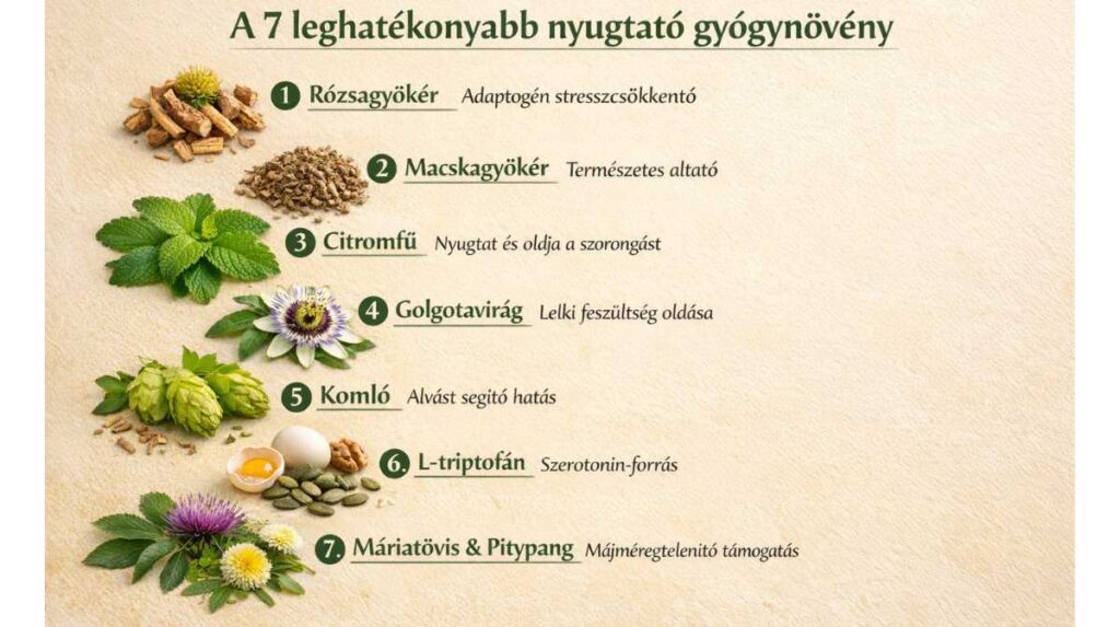 vény nélküli nyugtató gyógynövények